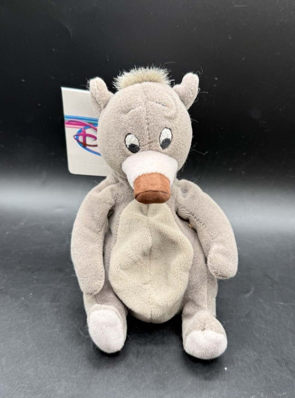 Disney Store Baloo Bean Bag Plush Jungle Book Bear 8” Beanie Exclusive MWT!